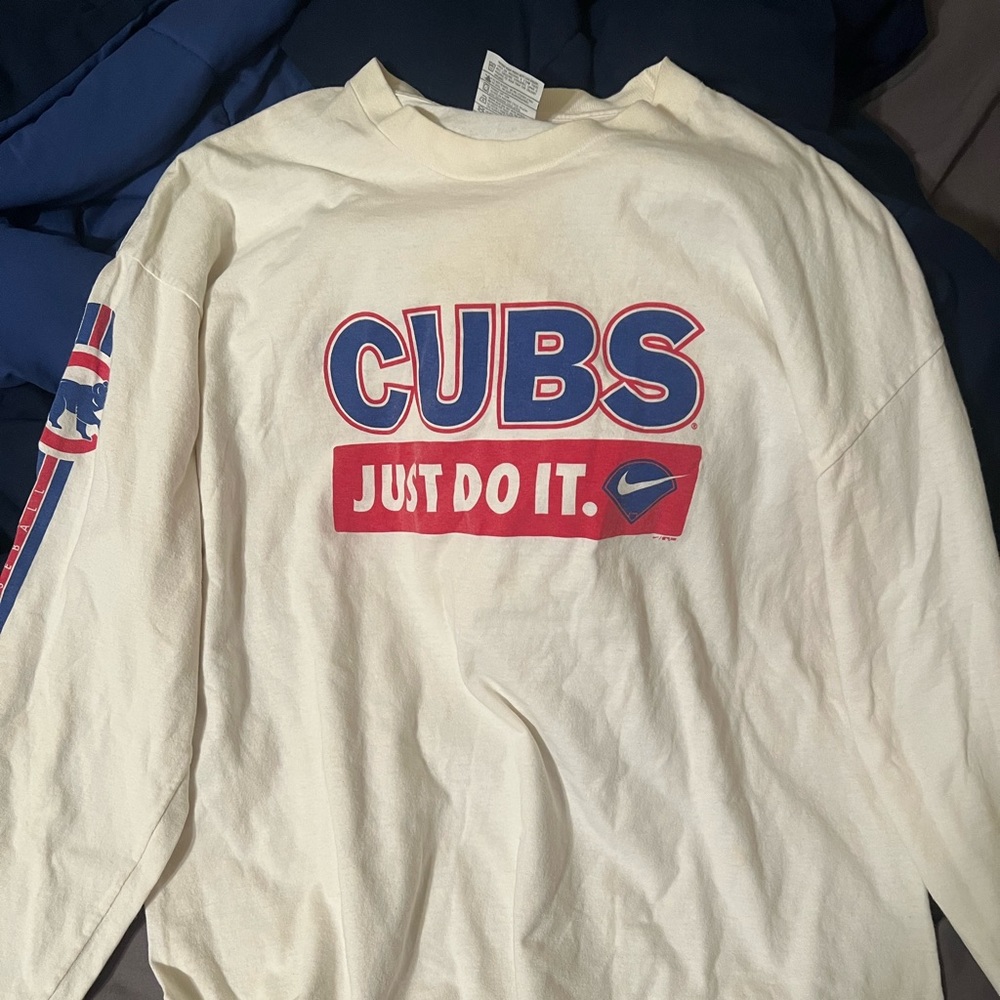 Vintage Chicago Cubs Nike Just Do It long sleeve